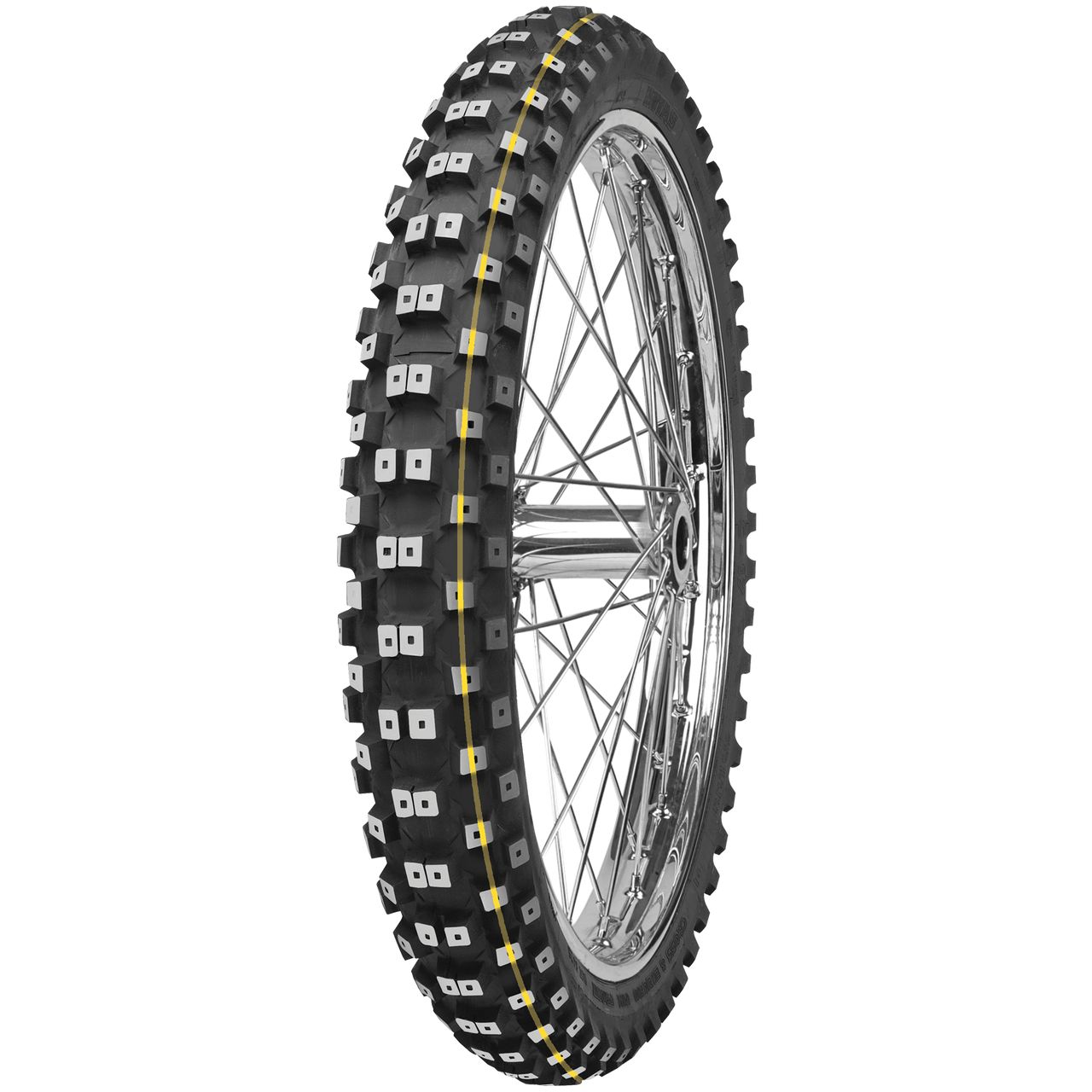 MITAS 90/90 - 21 M/C TT 54R C-17 DAKAR M+S YELLOW STRIPE