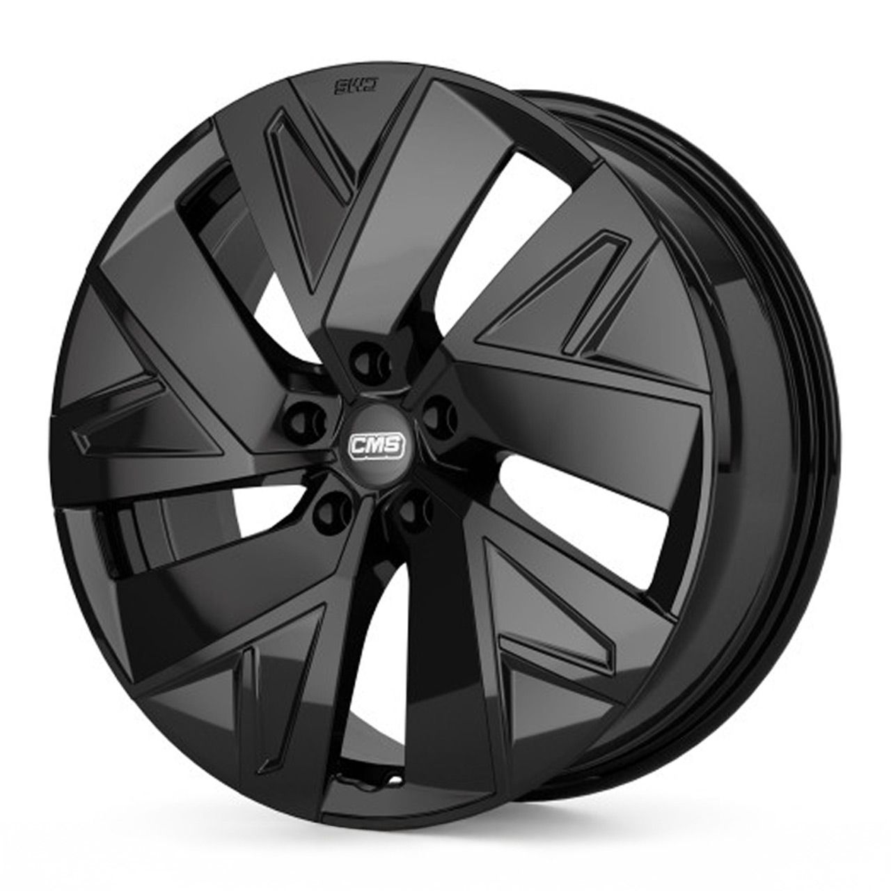 CMS C32-AERO ECE complete black gloss 7.5Jx19 5x108 ET50
