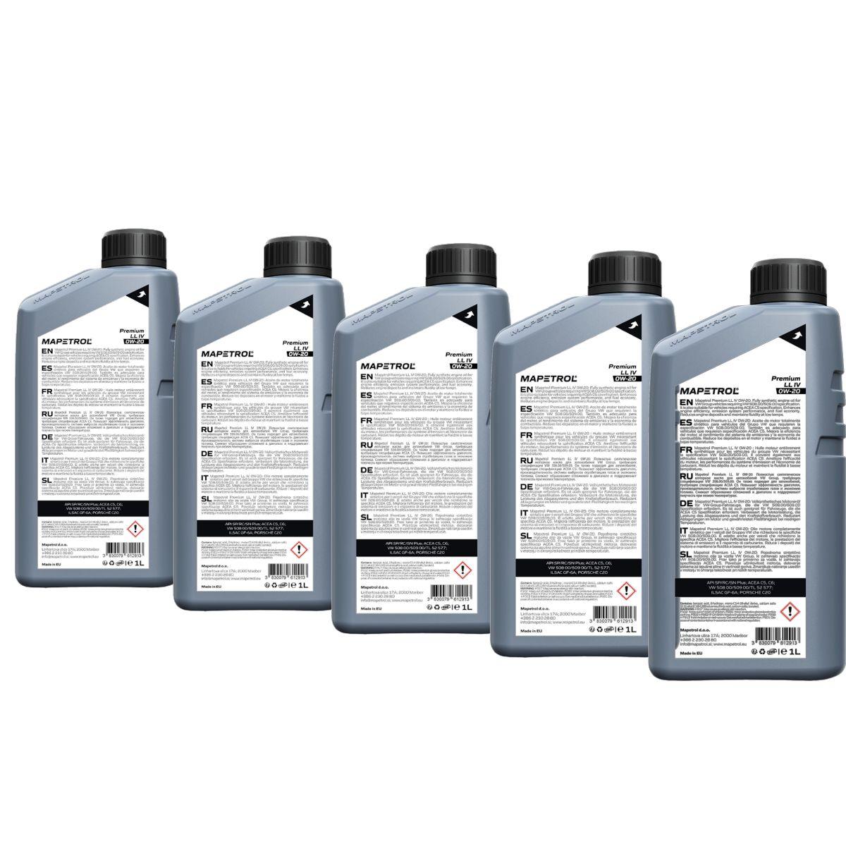 Mapetrol Premium LL IV 0W-20 5x1 Liter