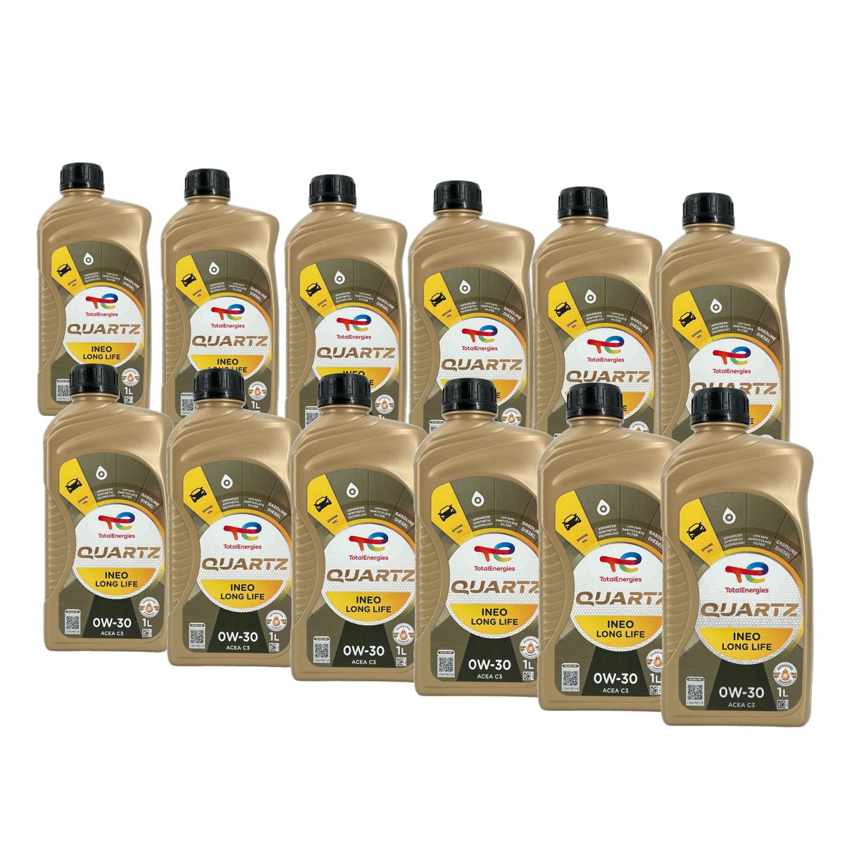 Total Quartz Ineo Long Life 0W-30 12x1 Liter