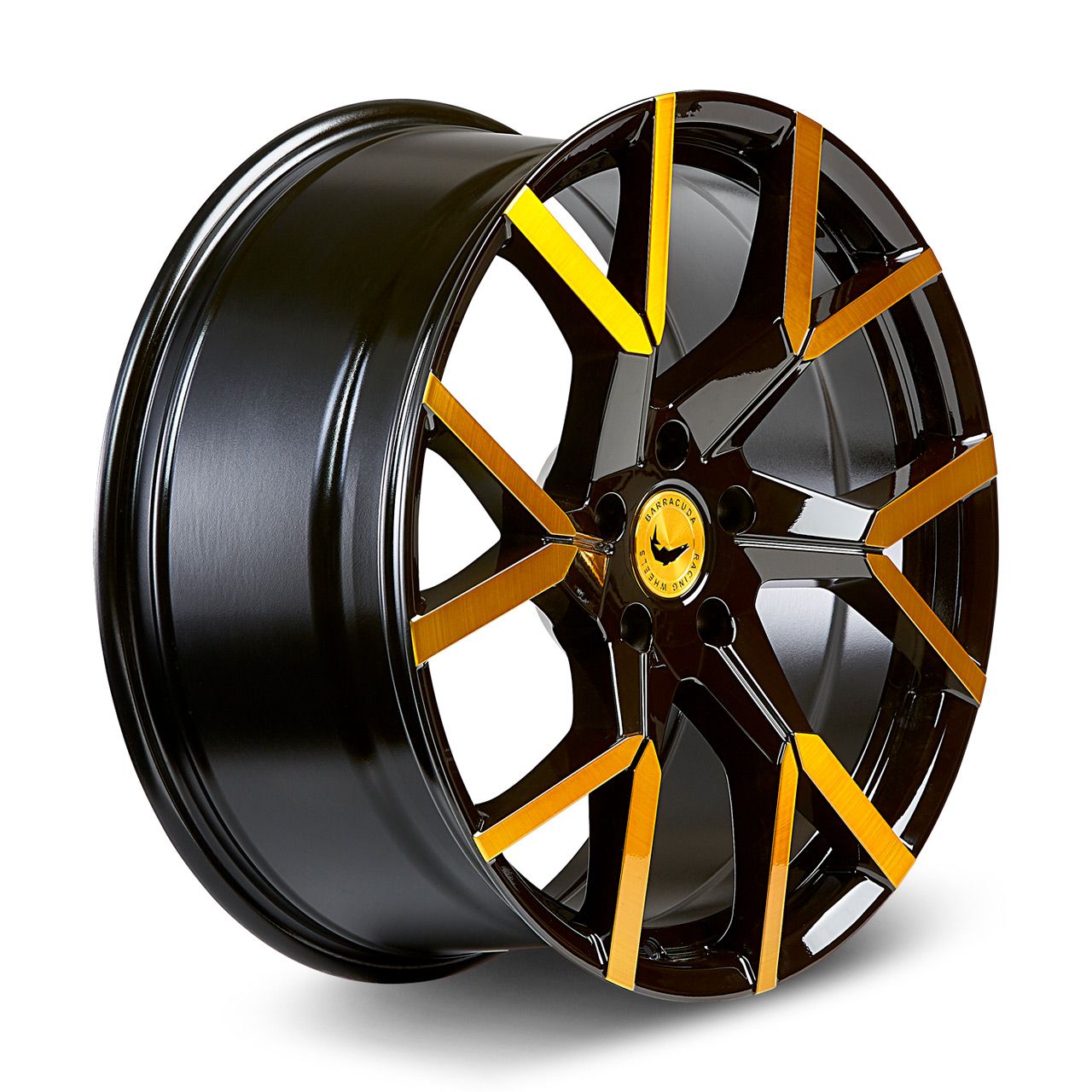 BARRACUDA TZUNAMEE EVO black gloss flashgold 8.5Jx19 5x114.3 ET35