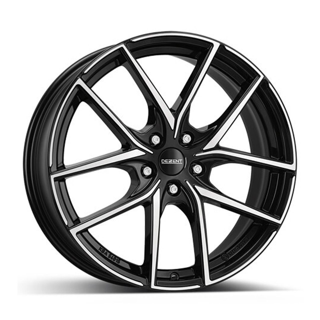 DEZENT DEZENT TO DARK black/polished 8.0Jx19 5x112 ET44