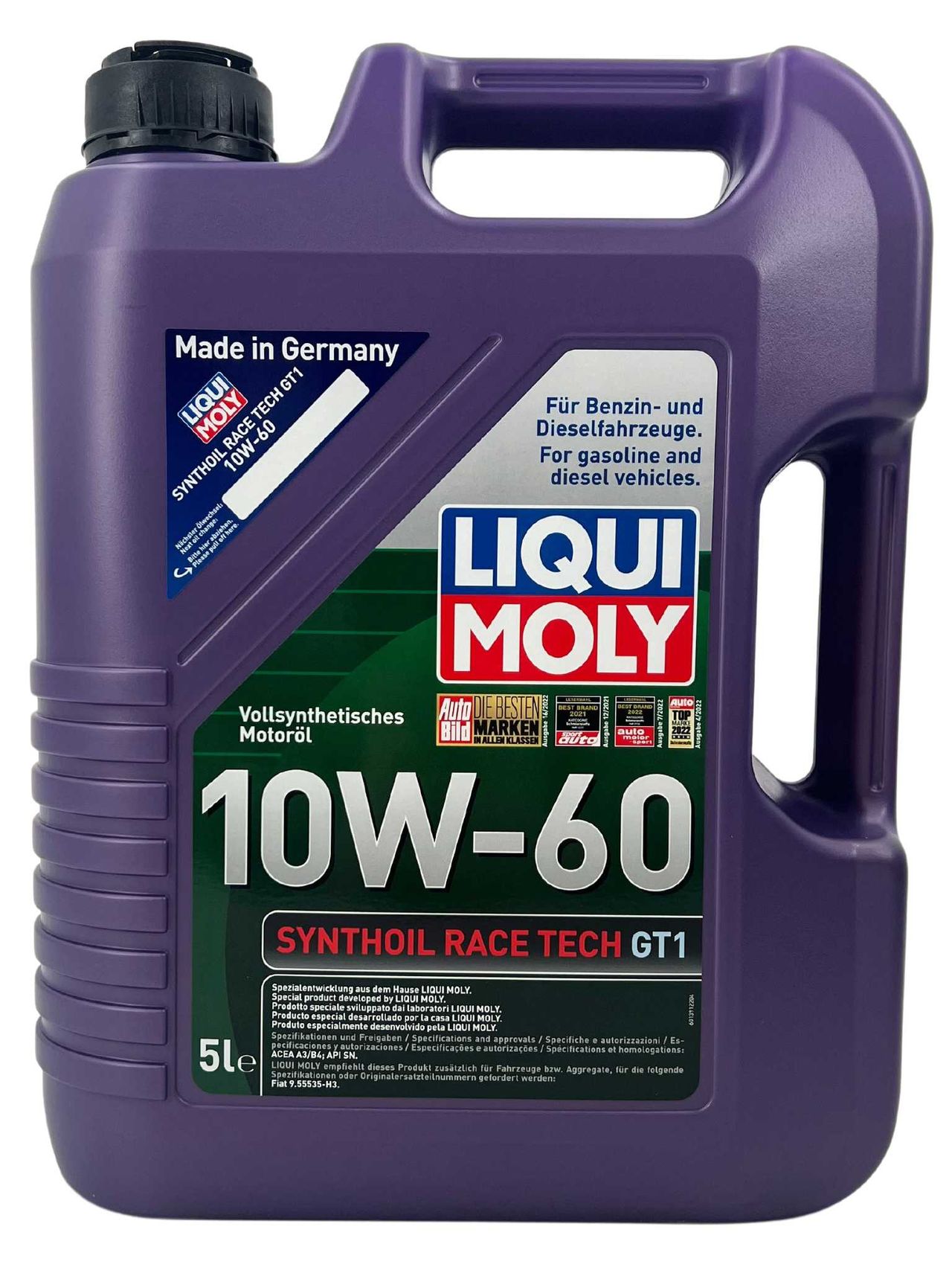 Liqui Moly Synthoil Race Tech GT1 10W-60 3x5 Liter