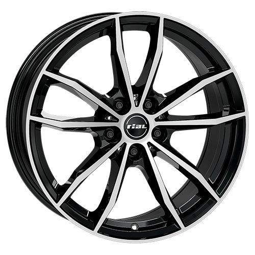RIAL X12 diamantschwarz frontpoliert 7.5Jx18 5x112 ET46