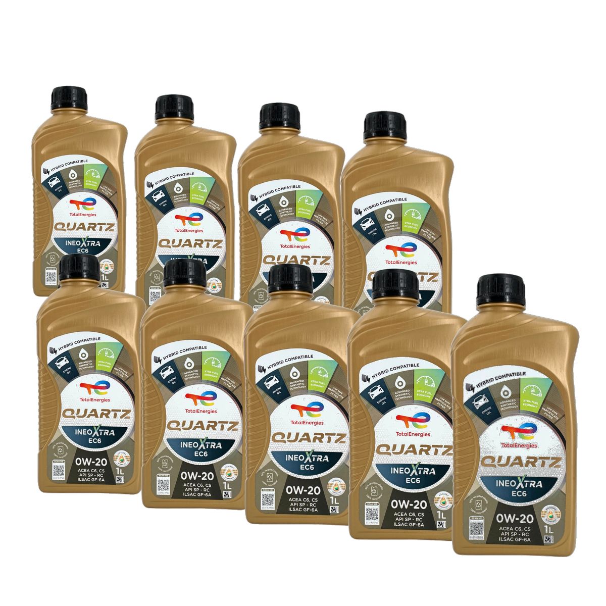 Total Quartz Ineo Xtra EC6 0W-20 9x1 Liter