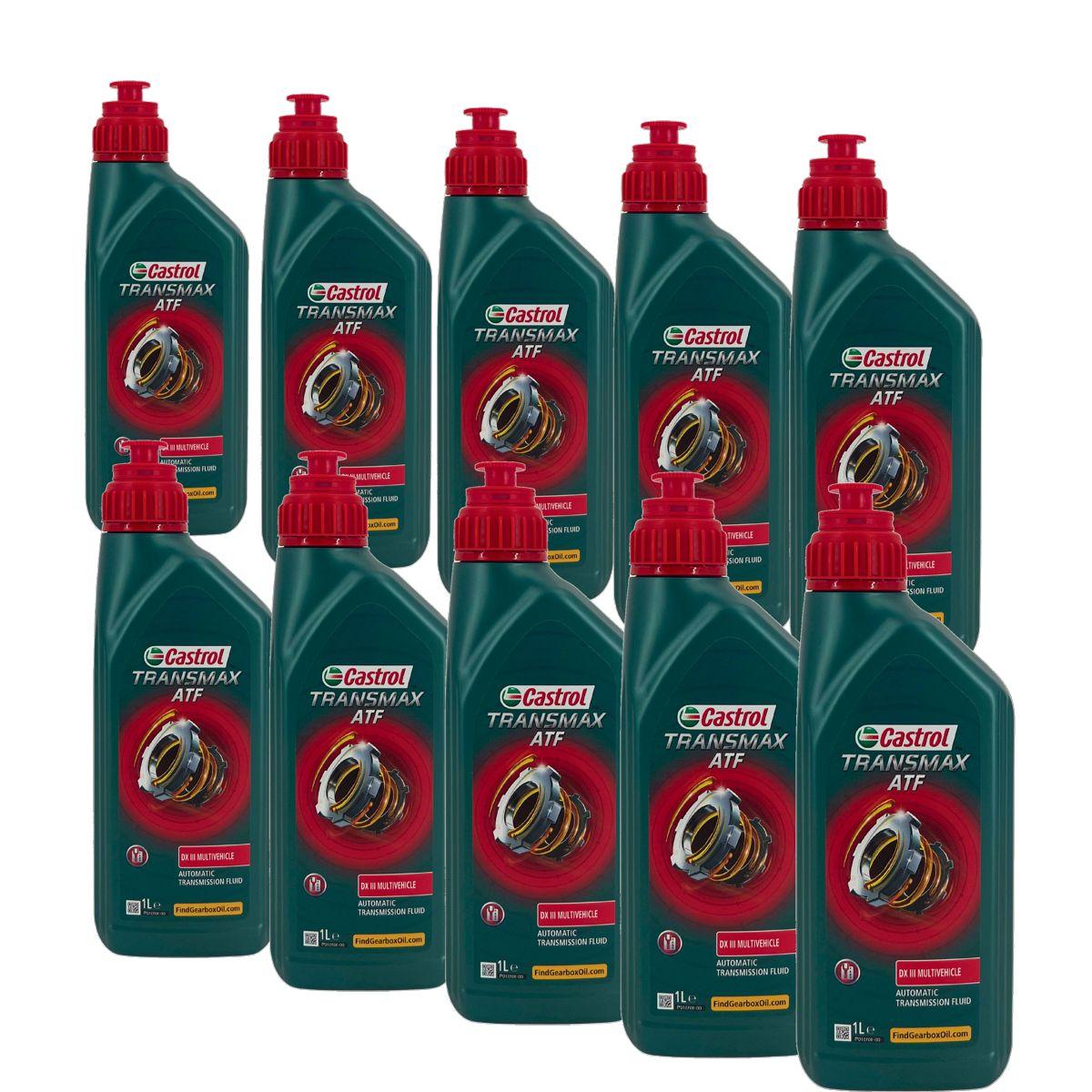 Castrol Transmax ATF DX III Multivehicle 10x1 Liter