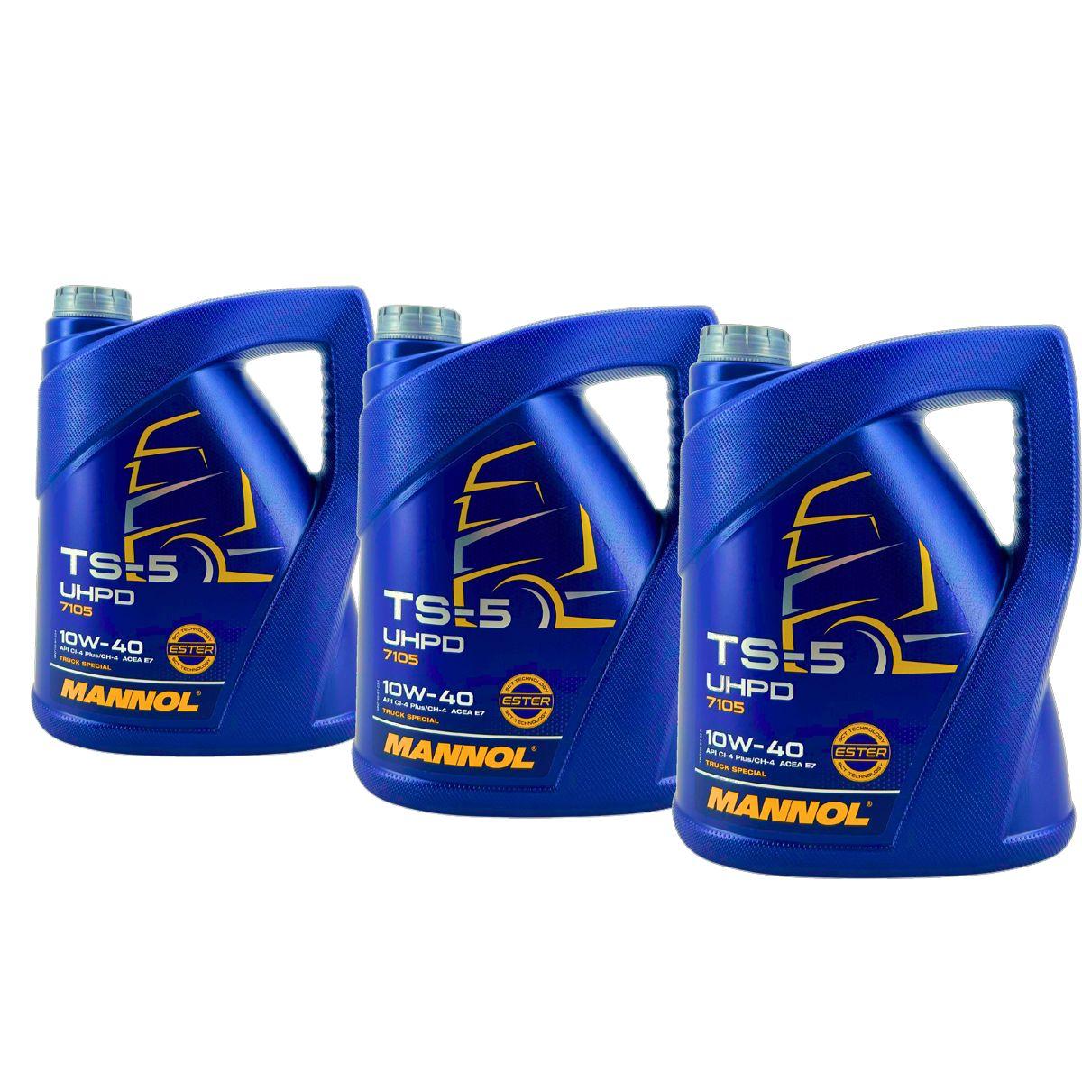 Mannol TS-5 UHPD 10W-40 3x5 Liter