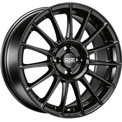 OZ SUPERTURISMO LM schwarzmatt silberne Schrift 8.0Jx18 5x112 ET48