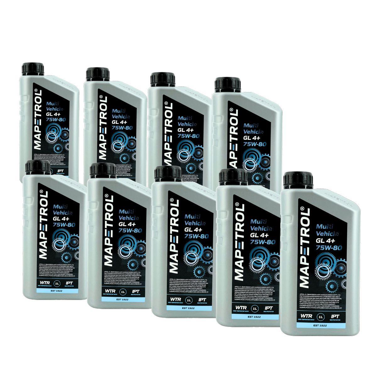 Mapetrol Multi Vehicle GL 4+ 75W-80 9x1 Liter | R55741110