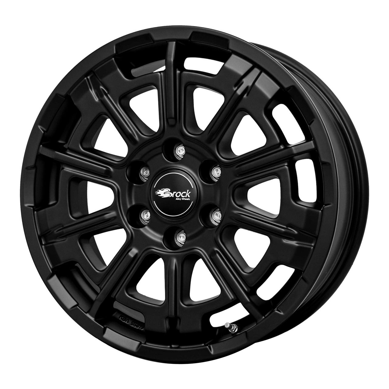BROCK B45-6L satin black matt (sbm) 7.0Jx17 6x120 ET45