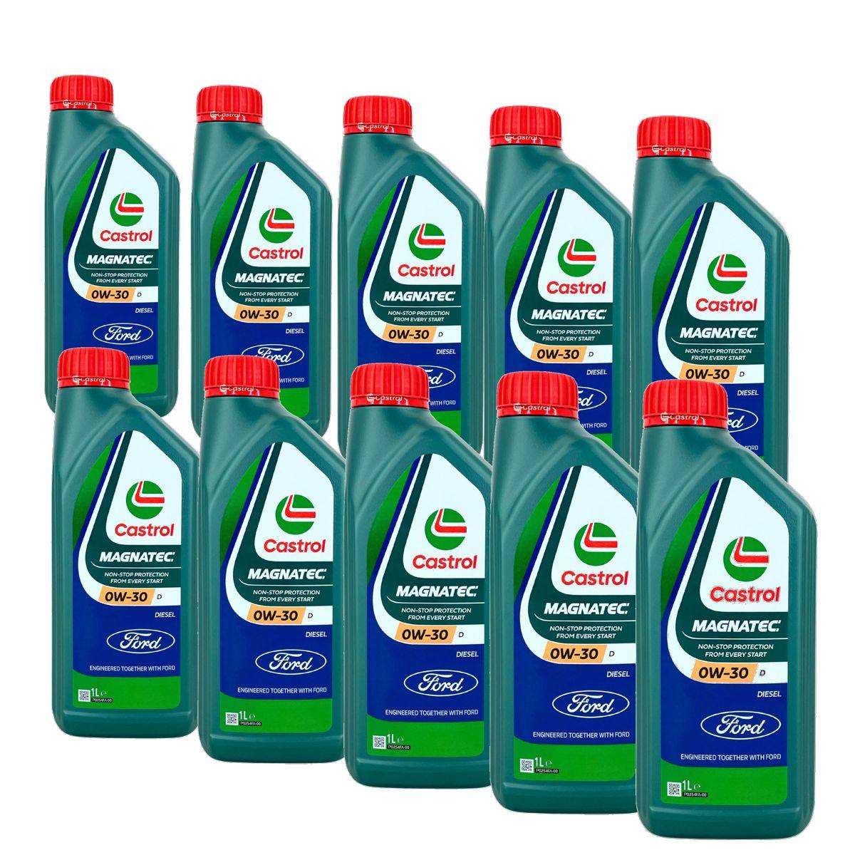 Ford Castrol Magnatec 0W-30 D 10x1 Liter