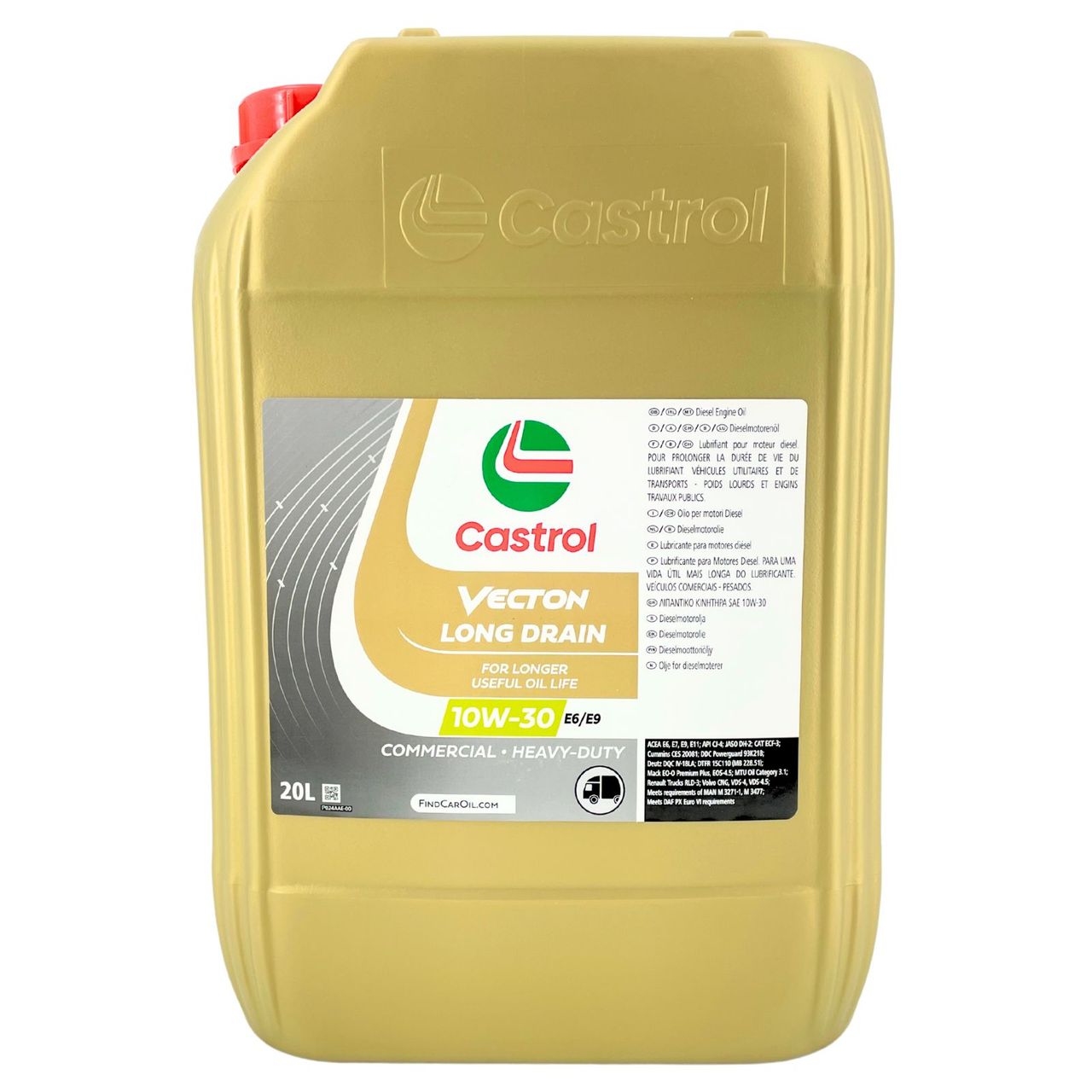 Castrol Vecton Long Drain 10W-30 E6/E9 20 Liter