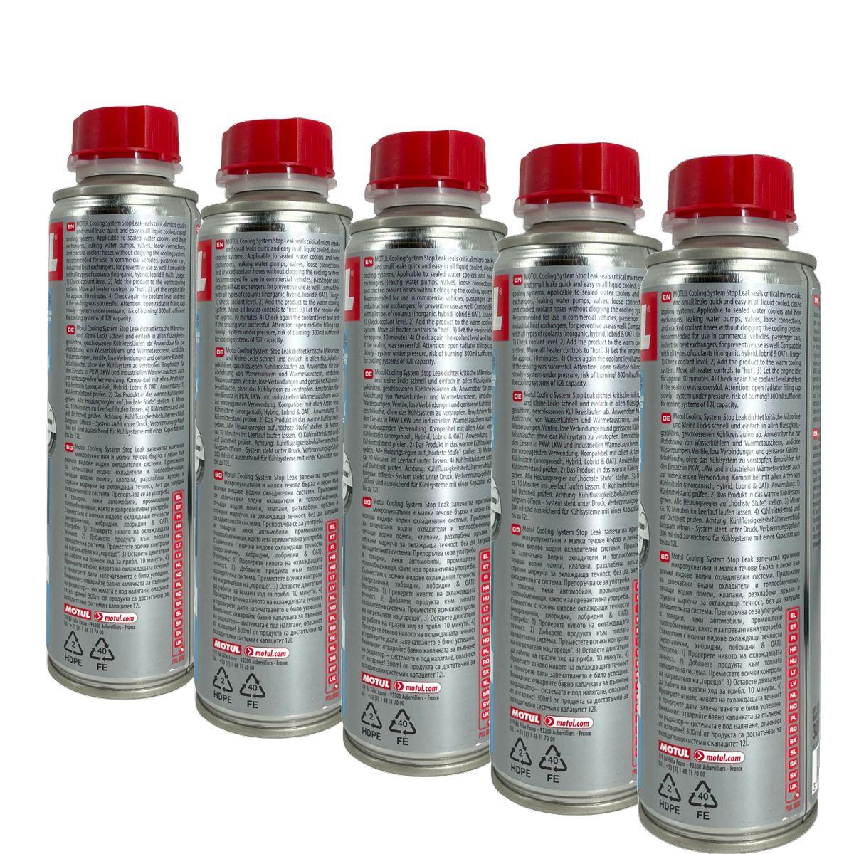 Motul Radiator Stop Leak Kühlerdichtungsmittel 5x300 ML