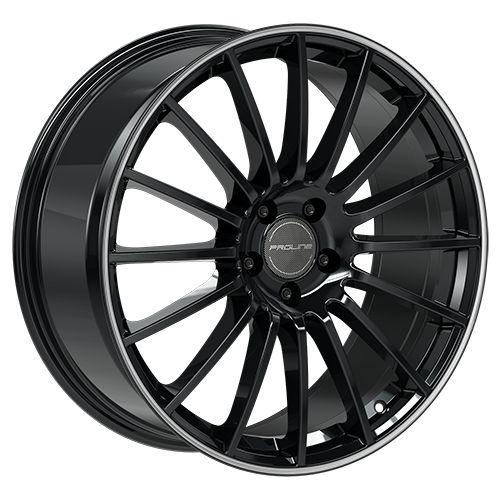PROLINE PXW black rim polished 8.0Jx18 5x112 ET48