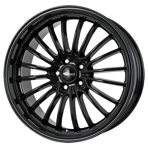 BROCK B24-GP schwarzglanz Horn poliert 8.5Jx19 5x115 ET40