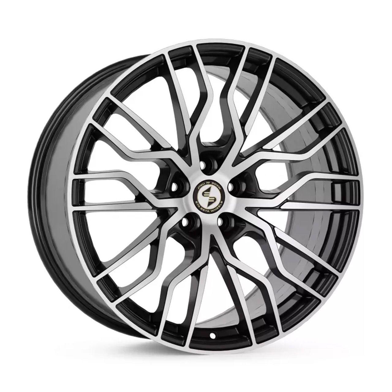 ETABETA MEDUSA-K black shiny full polish 9.5Jx21 5x120 ET37