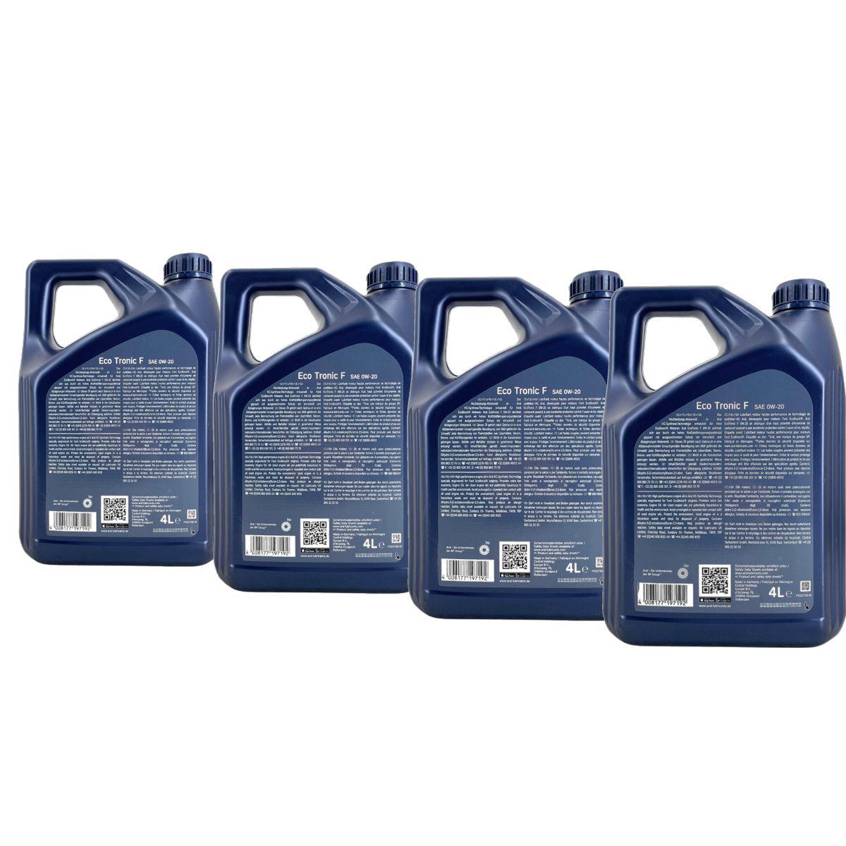 Aral EcoTronic F 0W-20 4x4 Liter