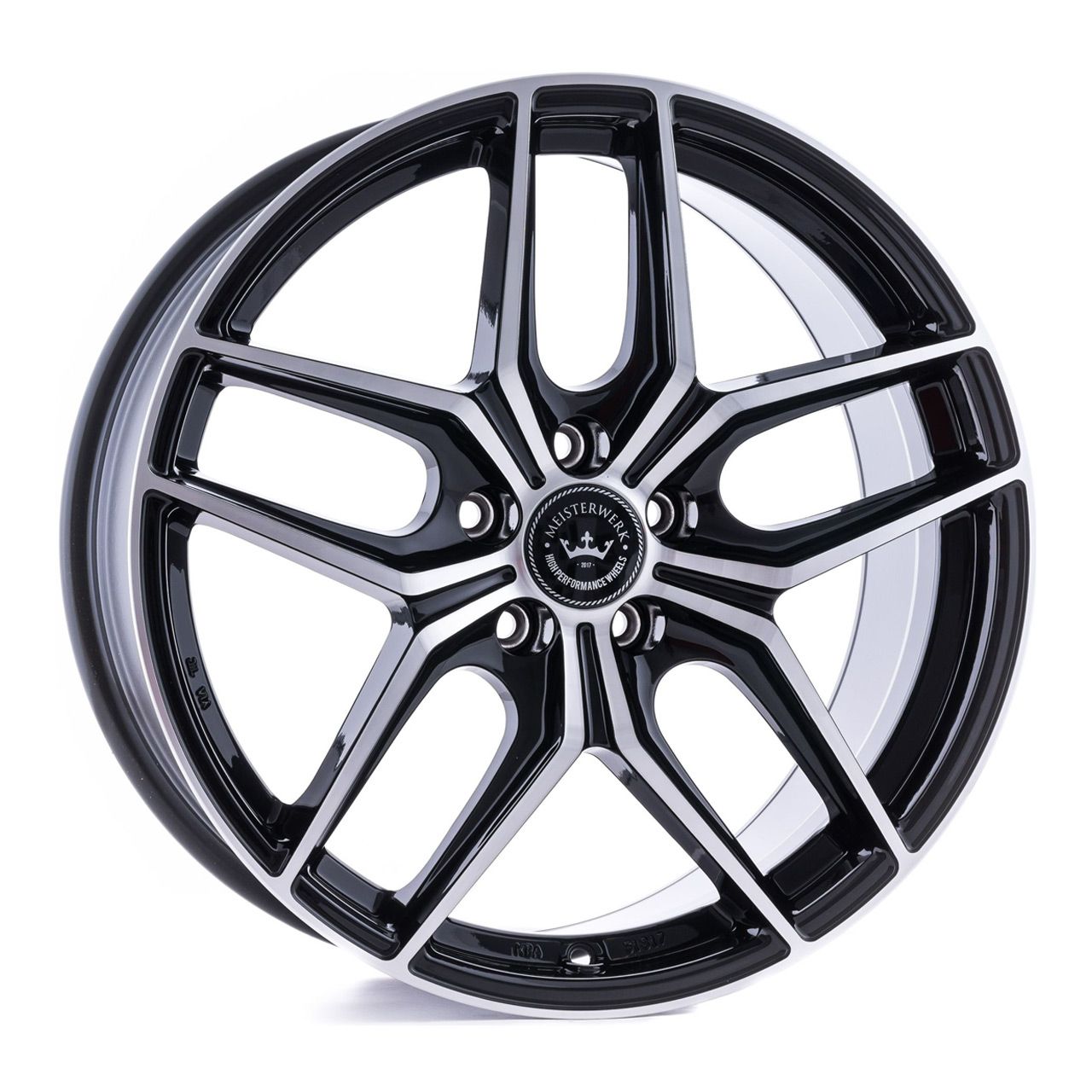 MEISTERWERK MW02 schwarz poliert 9.0Jx21 5x112 ET32