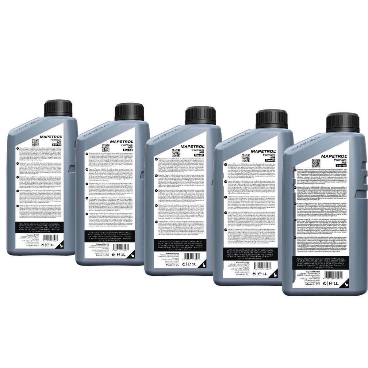 Mapetrol Premium MB 5W-40 5x1 Liter