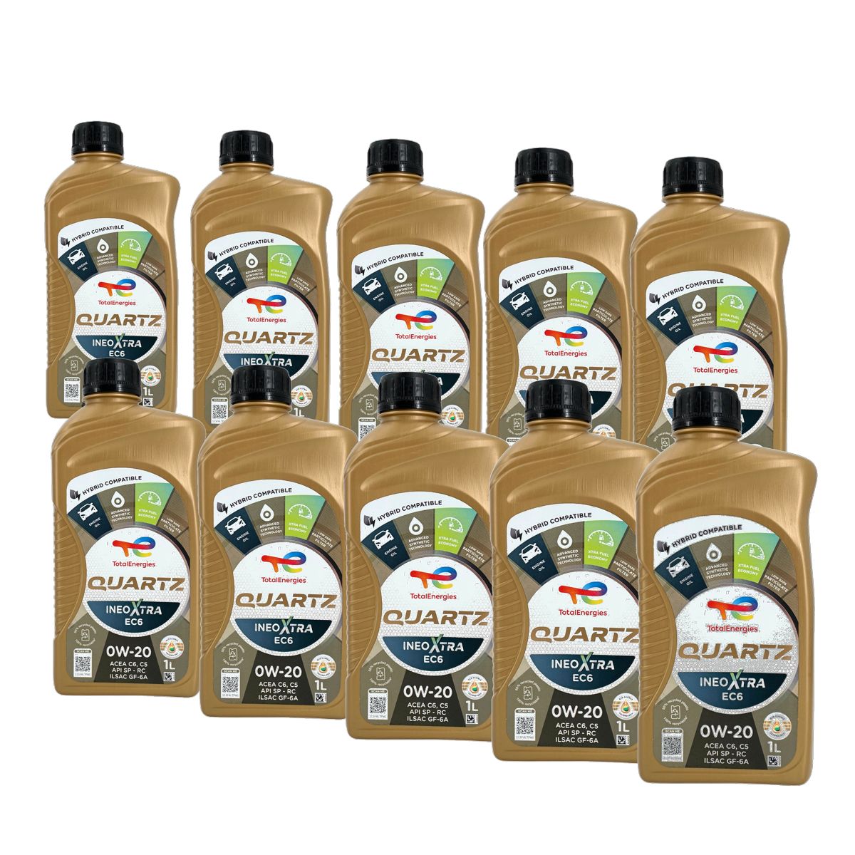 Total Quartz Ineo Xtra EC6 0W-20 10x1 Liter