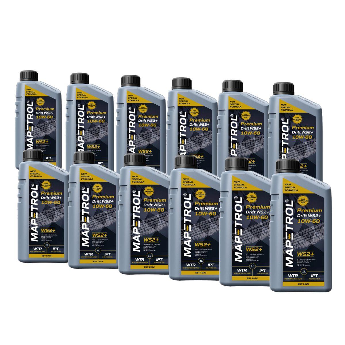 Mapetrol Premium Drift WS2+ 10W-60 12x1 Liter