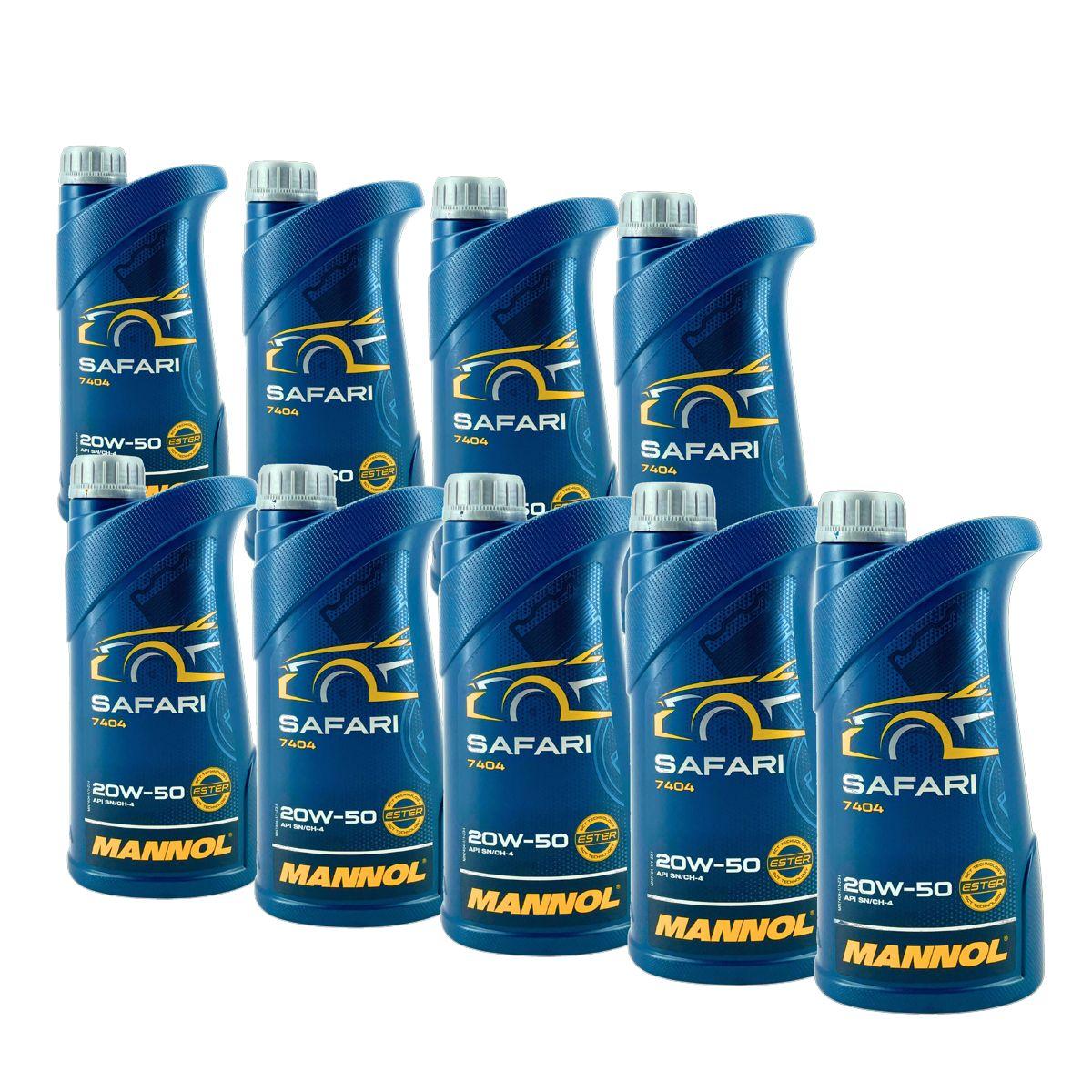 Mannol Safari 20W-50 9x1 Liter