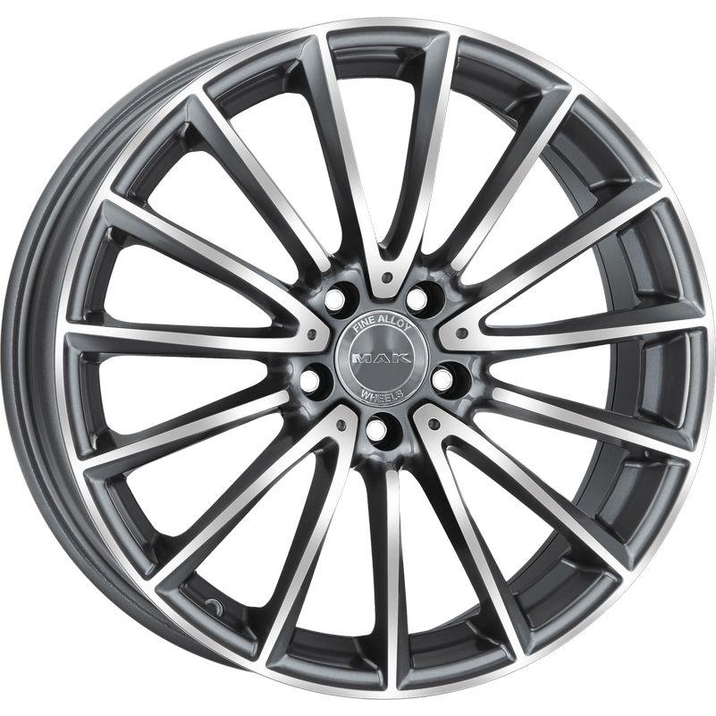 MAK KOMET GUN MET-MIRROR FACE 9.5Jx20 5x112 ET57
