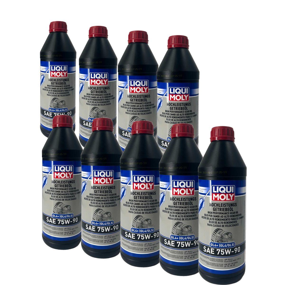 Liqui Moly Hochleistungs-Getriebeöl (GL4+) SAE 75W-90 9x1 Liter