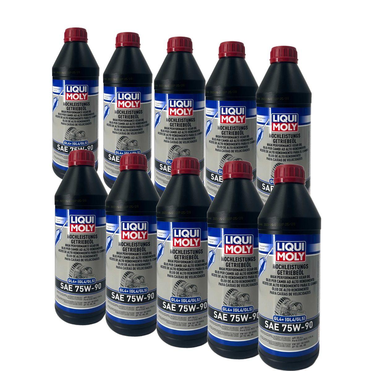 Liqui Moly Hochleistungs-Getriebeöl (GL4+) SAE 75W-90 10x1 Liter