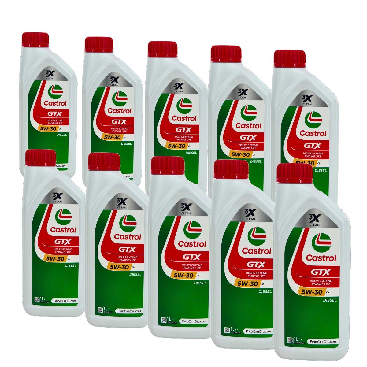 Castrol GTX 5W-30 C4 10x1 Liter