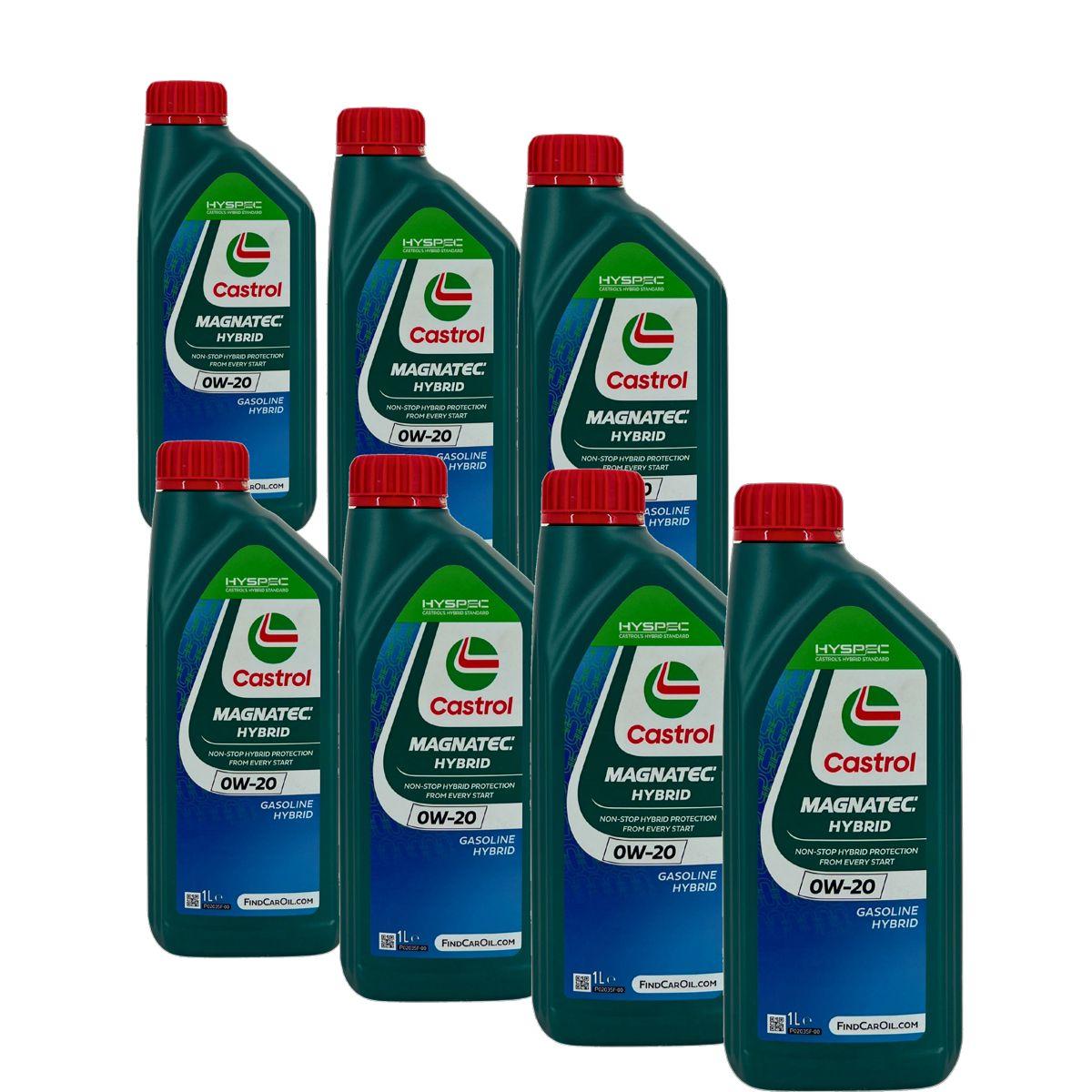 Castrol Magnatec Hybrid 0W-20 7x1 Liter
