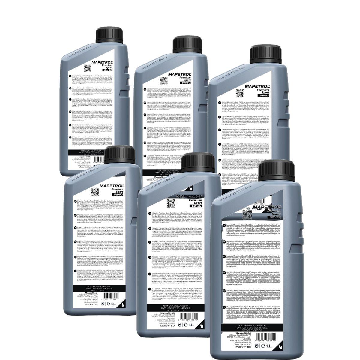 Mapetrol Premium Sport 5W-50 6x1 Liter