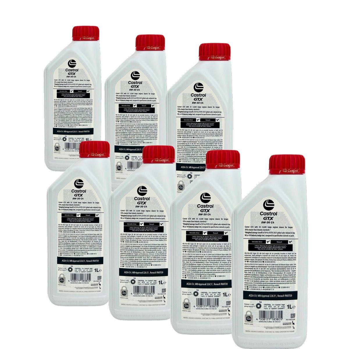 Castrol GTX 5W-30 C4 7x1 Liter