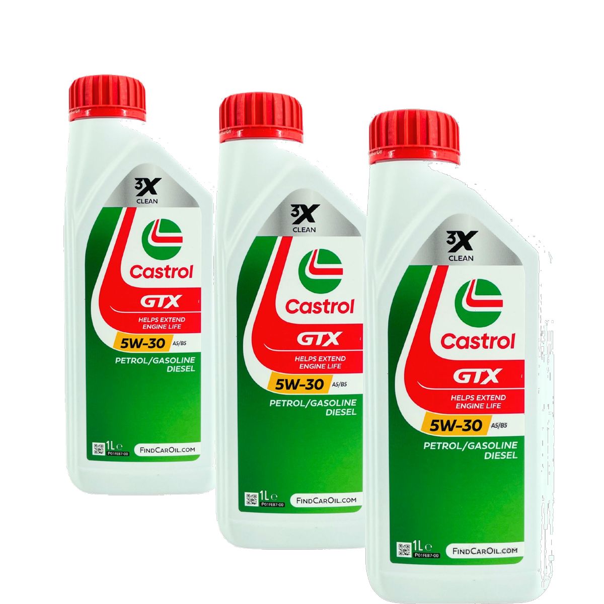 Castrol GTX 5W-30 A5/B5 3x1 Liter