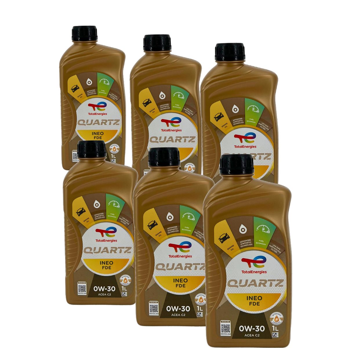 Total Quartz Ineo FDE 0W-30 6x1 Liter