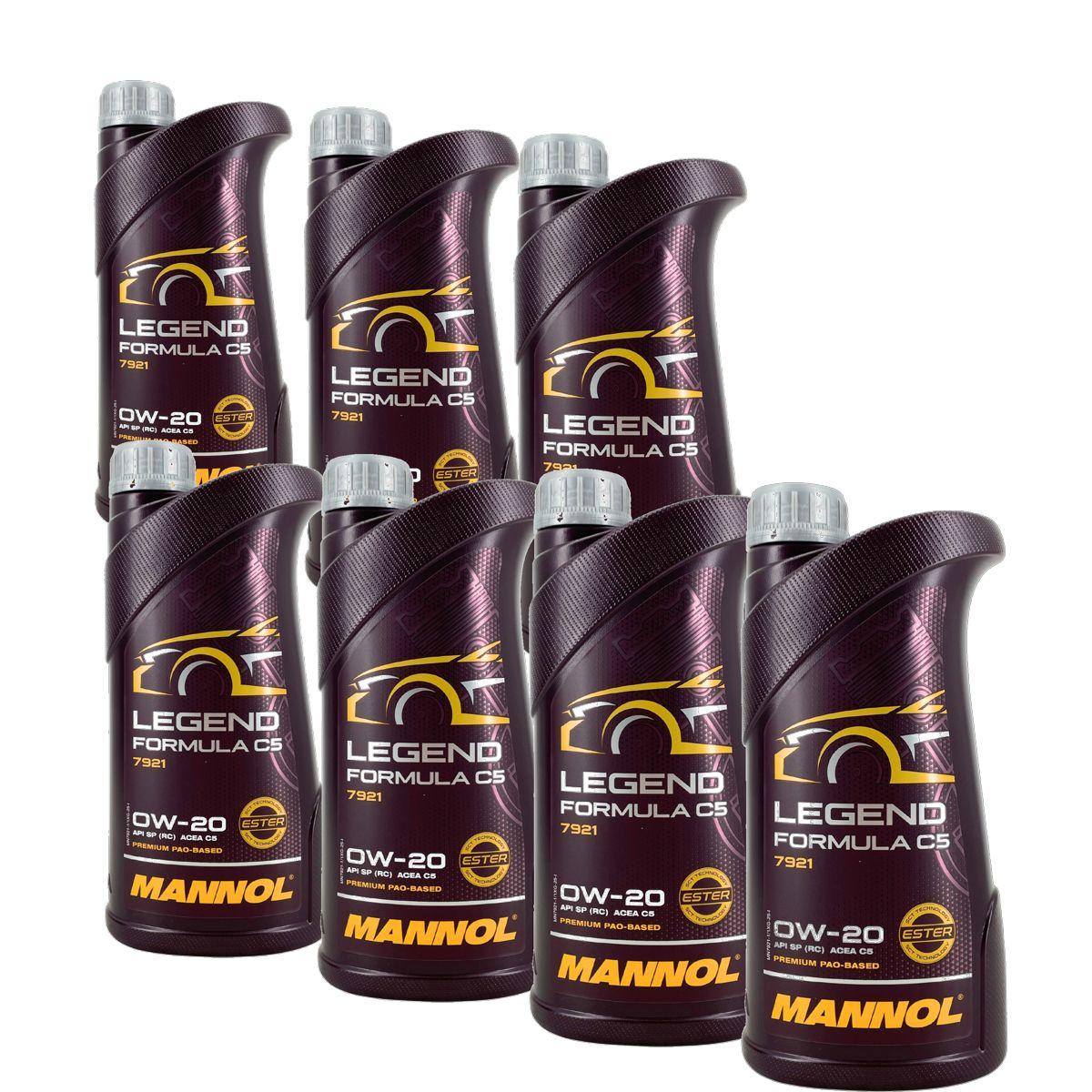 Mannol Legend Formula C5 0W-20 7x1 Liter