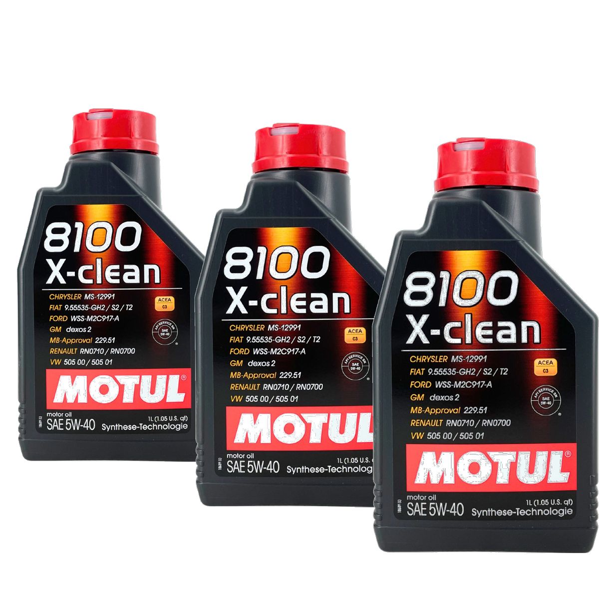 Motul 8100 X-clean 5W-40 3x1 Liter