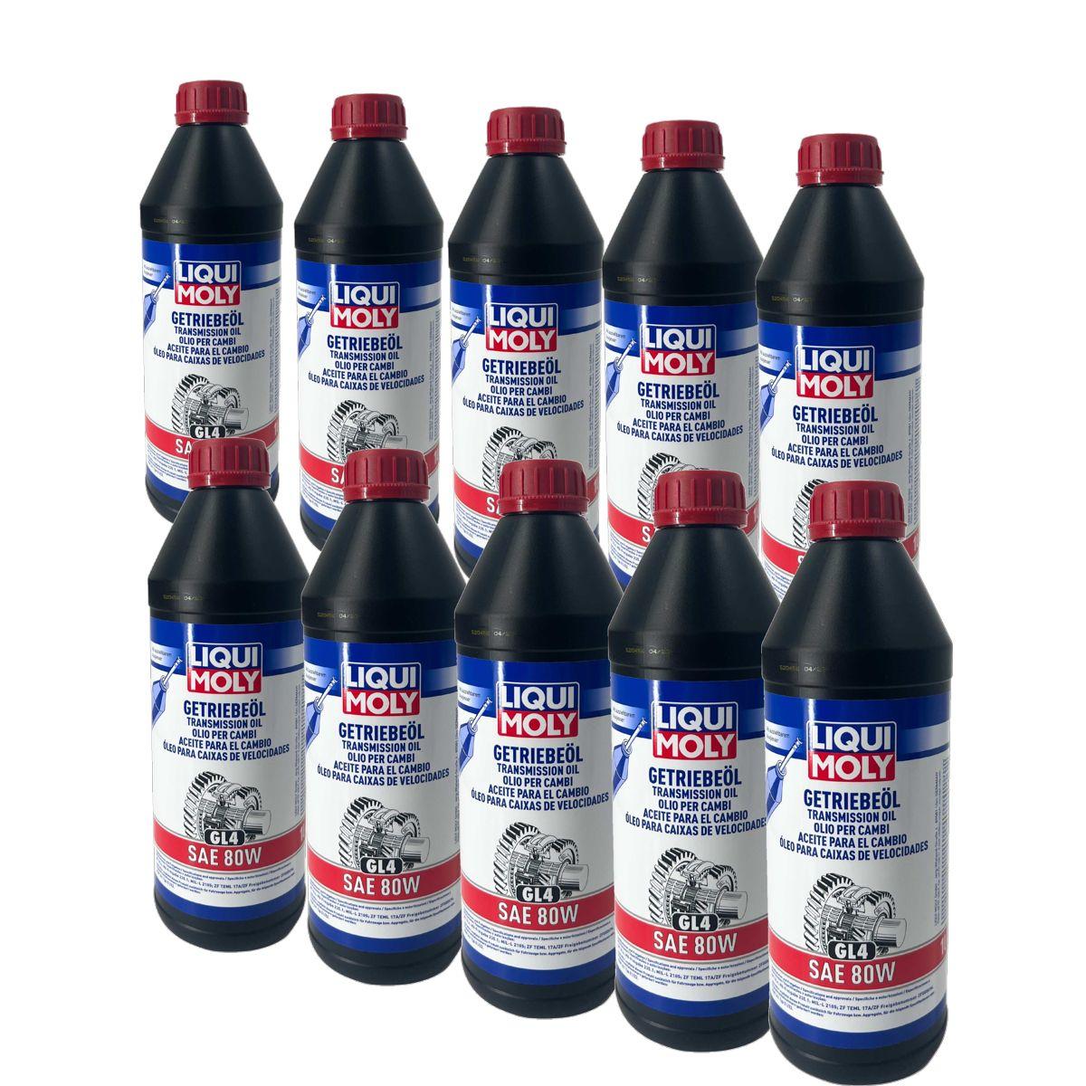Liqui Moly Getriebeöl (GL4) SAE 80W 10x1 Liter