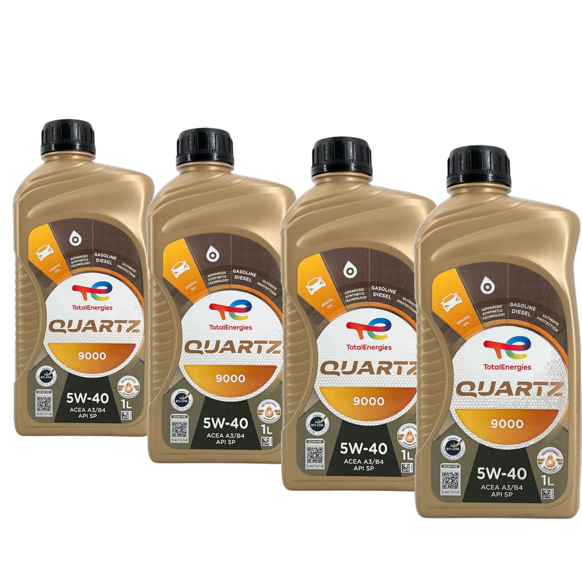 Total Quartz 9000 5W-40 4x1 Liter