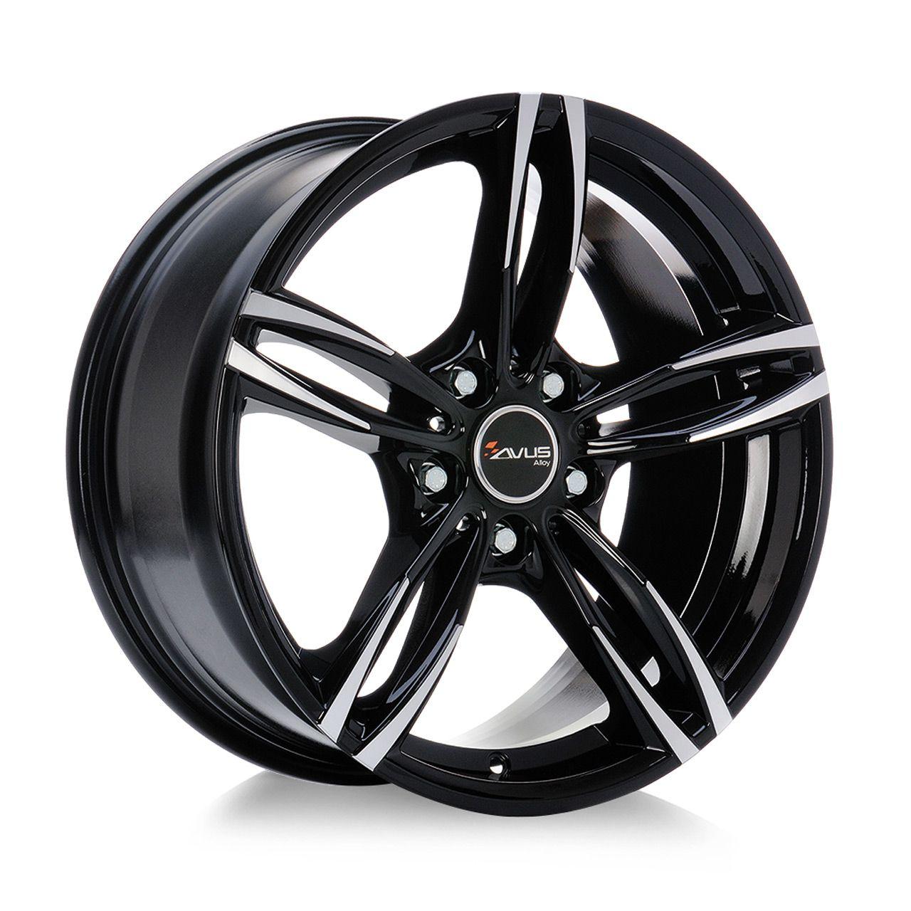 AVUS RACING AC-MB3 black polished 8.0Jx18 5x120 ET43