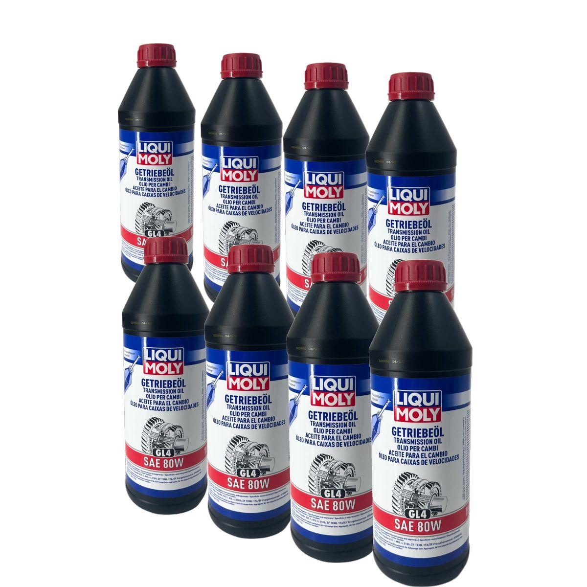Liqui Moly Getriebeöl (GL4) SAE 80W 8x1 Liter