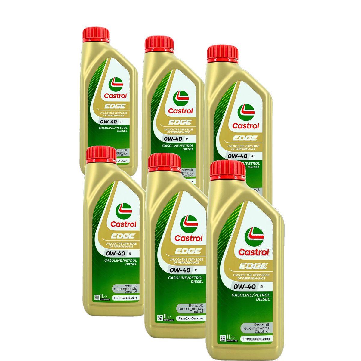 Castrol Edge 0W-40 R 6x1 Liter