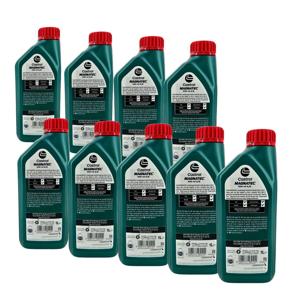 Castrol Magnatec 10W-40 A/B 9x1 Liter