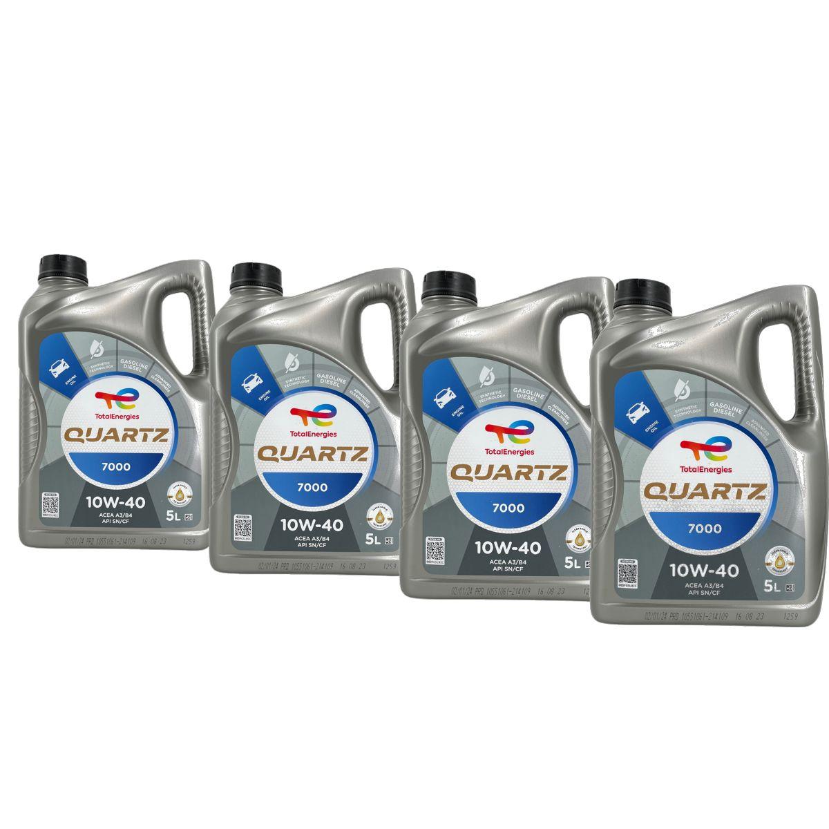 Total Quartz 7000 10W-40 4x5 Liter