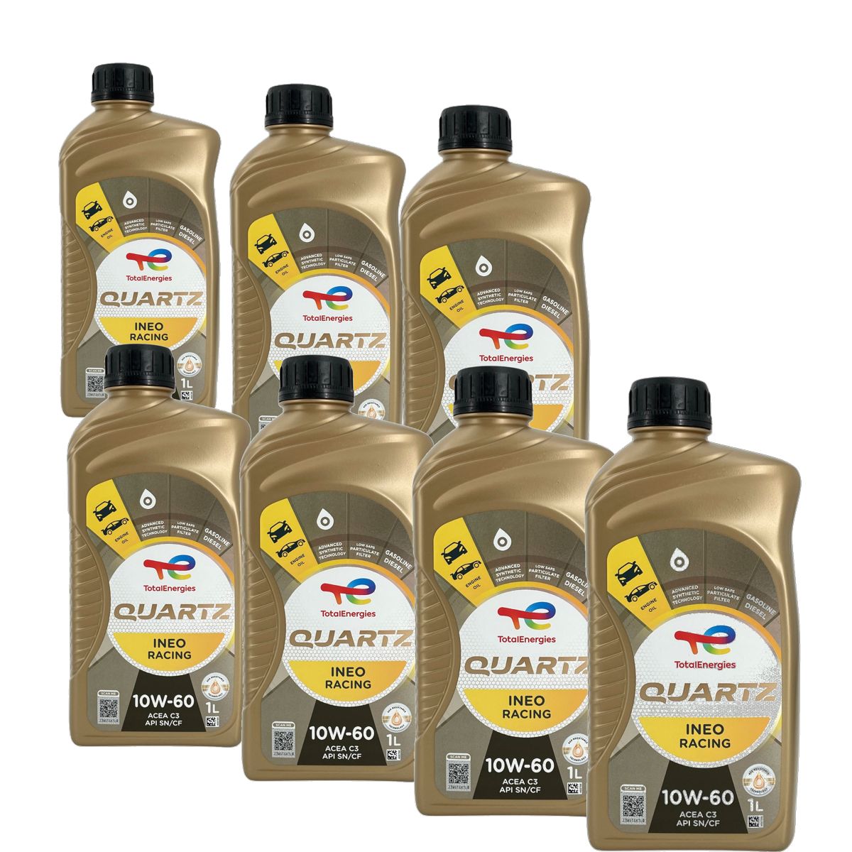 Total Quartz Ineo Racing 10W-60 7x1 Liter