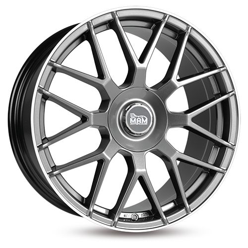 MAM WHEELS MAM GT1 palladium lip polish 9.5Jx19 5x112 ET30