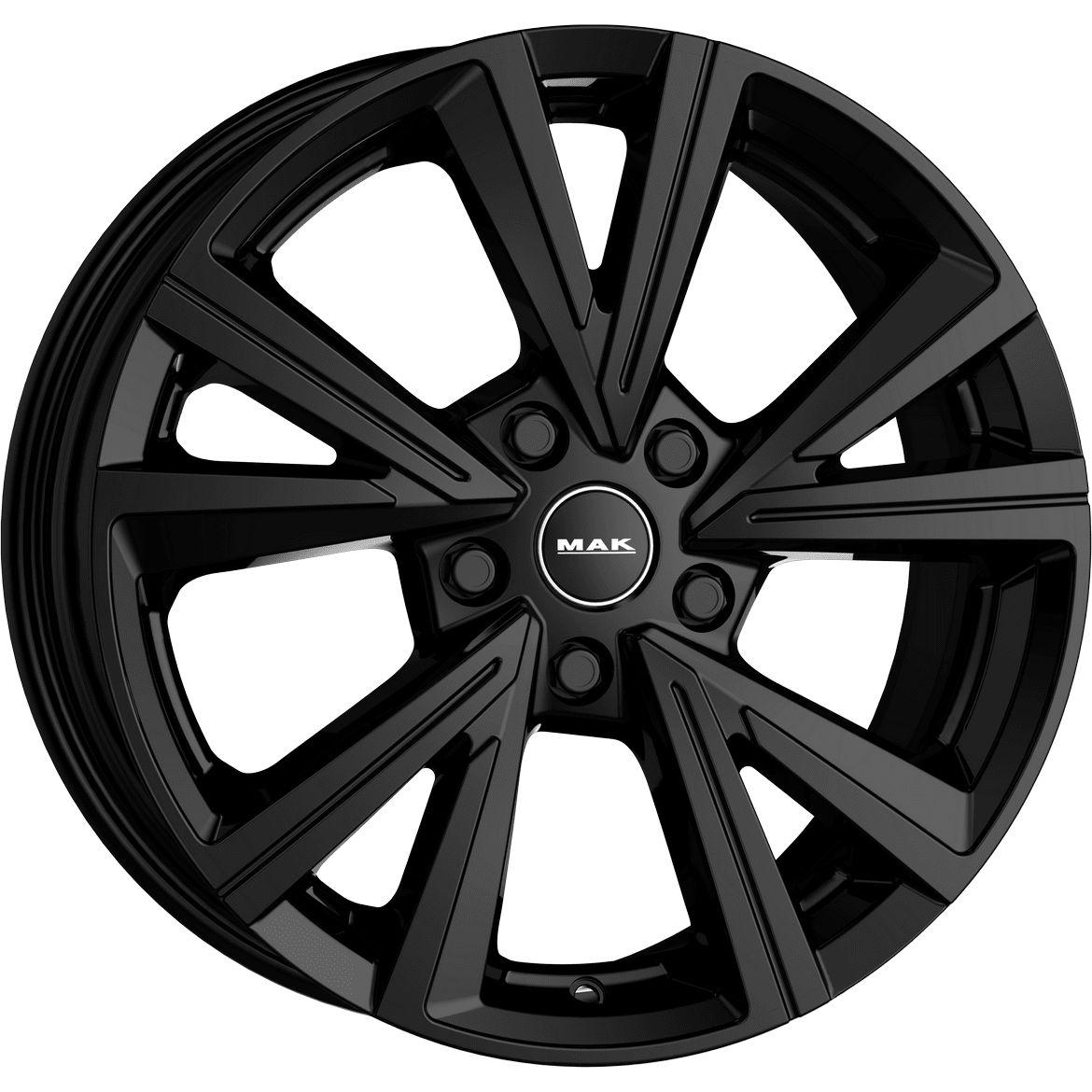 MAK QVARZ gloss black 7.0Jx17 5x112 ET40