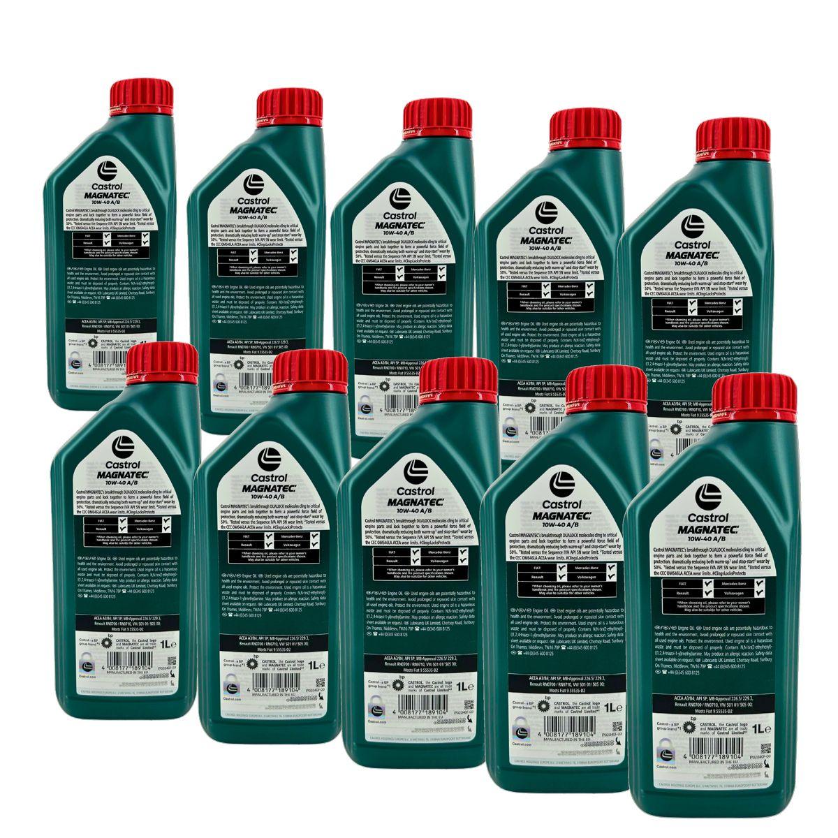 Castrol Magnatec 10W-40 A/B 10x1 Liter