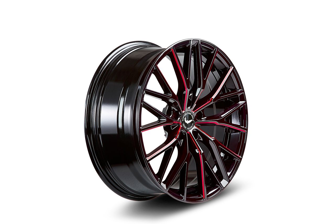 BARRACUDA PROJECT 3.0 black gloss flashred 8.5Jx19 5x120 ET32