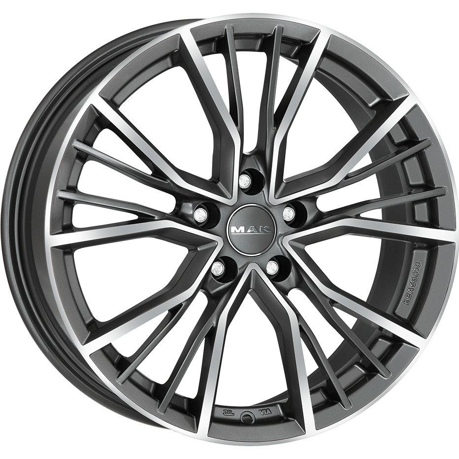 MAK UNION gun metallic mirror 7.5Jx17 5x112 ET39